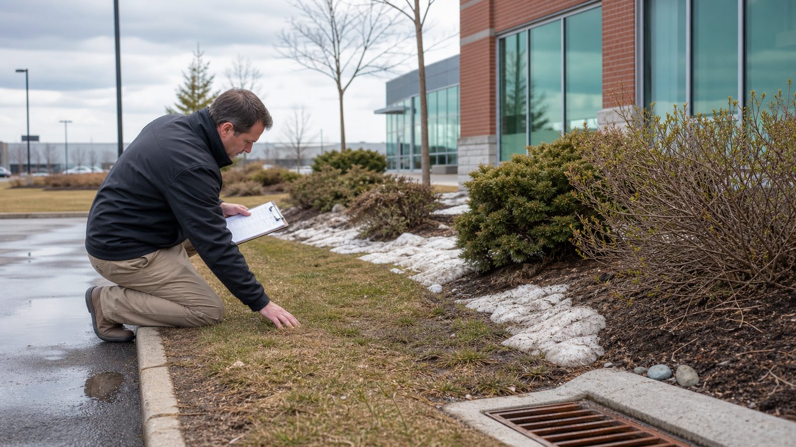 Spring inspection catches damage before regular maintenance begins.